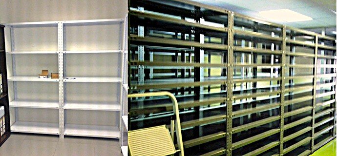 Soluciones de almacenaje a medida de instal.lacions Josegra: estanterías de mecano para cada sector.