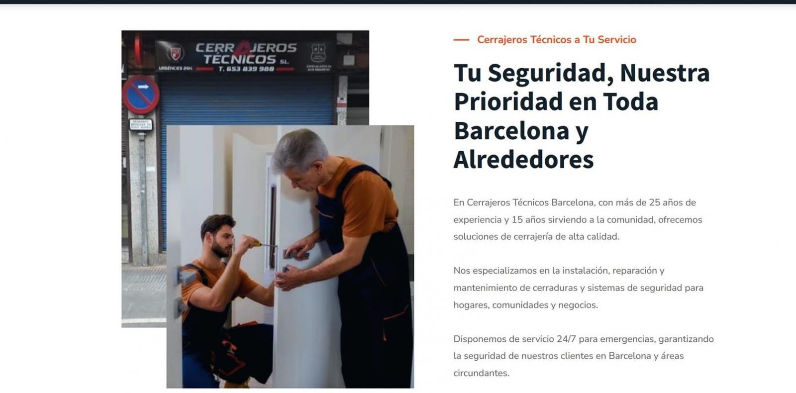 Cerrajeros Técnicos Barcelona: Expertos en Seguridad y Servicios de Cerrajería en Toda la Ciudad